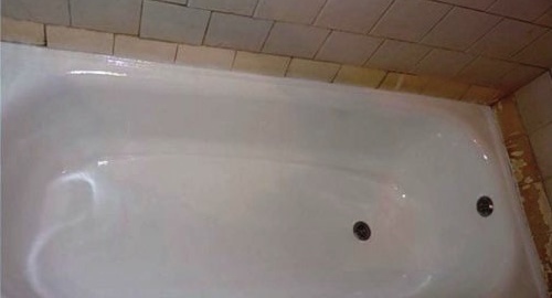 Реставрация ванны жидким акрилом | Подмоклово